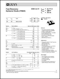 DSEI2X61-02A Datasheet
