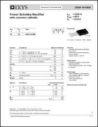 DSSK40-004B Datasheet