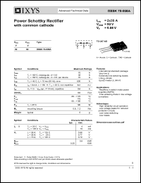 DSSK70-008A Datasheet