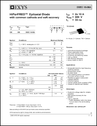 DSEC16-06A Datasheet