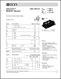 VMO550-01F Datasheet