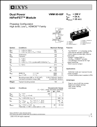VMM85-02F Datasheet