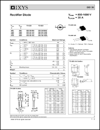 DSI30-08AS Datasheet
