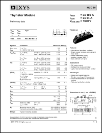 MCC60-16IO1B Datasheet