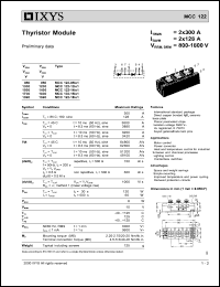 MCC122-14IO1 Datasheet
