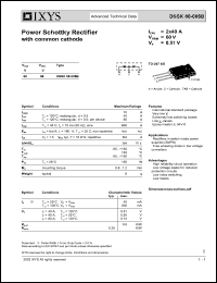 DSSK80-006B Datasheet