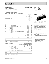 VMM45-02F Datasheet