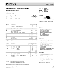 DSEP8-06B Datasheet
