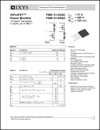 FDM21-05QC Datasheet