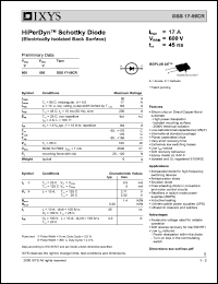 DSS17-06CR Datasheet