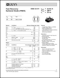 DSEI2X121-02P Datasheet