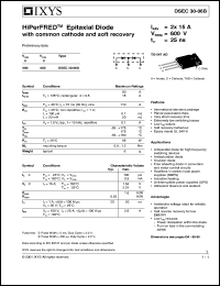 DSEC30-06B Datasheet
