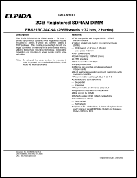 EBS21RC2ACNA-75 Datasheet