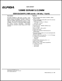 EBS12UC6APS-80L Datasheet