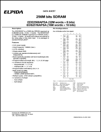 EDS2516APSA-75 Datasheet