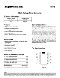 HV440WG Datasheet