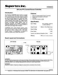 HV9906DB3 Datasheet