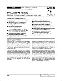 PALCE16V8H-15SC Datasheet