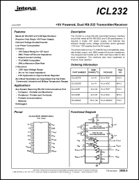 ICL232CPE Datasheet