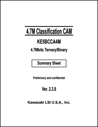 KE5BCCA4MCBP-E Datasheet