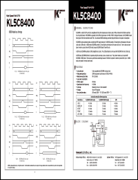 KL5C8400 Datasheet