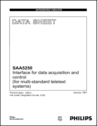 SAA5250P Datasheet