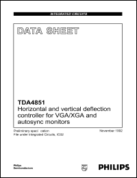 TDA4851 Datasheet