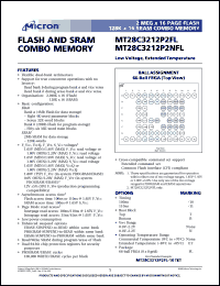 MT28C3212P2NFL-10BET Datasheet