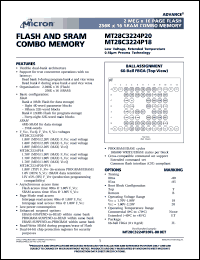 MT28C3224P18FL-85BET Datasheet