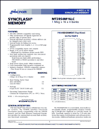 MT28S4M16LCTG-10 Datasheet