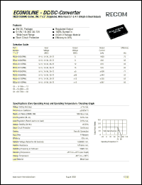 REC8-7015SRWL Datasheet