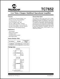 TC7652CPA Datasheet