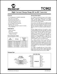 TC962CPA Datasheet