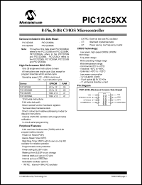 PIC12C508A-04I-SN Datasheet