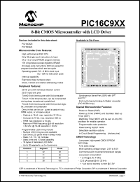 PIC16C924-CL Datasheet