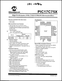 PIC17LC756A-08-P Datasheet