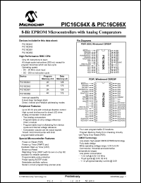 PIC16C642-20I-SP Datasheet