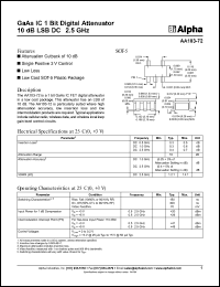 AA103-72 Datasheet