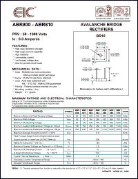 ABR801 Datasheet