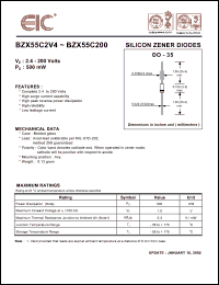 BZX55C13 Datasheet