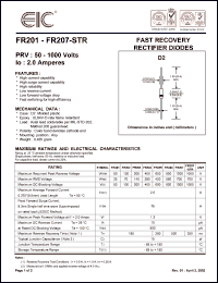 FR207-STR Datasheet