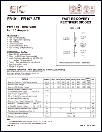 FR107 Datasheet