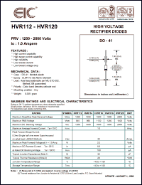 HVR120 Datasheet