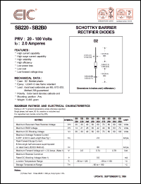 SB250 Datasheet