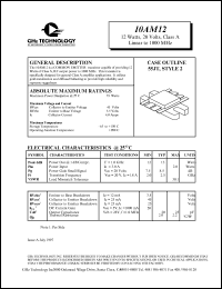 10AM12 Datasheet