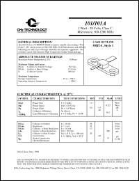 101 Datasheet