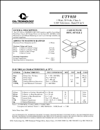 UTV010 Datasheet