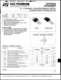 STP6N50 Datasheet