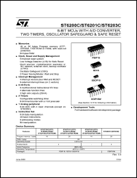 ST62T01B6-SWD Datasheet