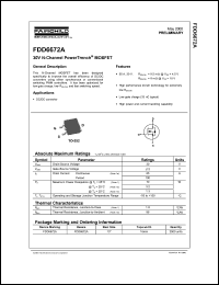 FDD6672A Datasheet